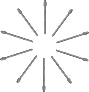 10 Pack Replacement Nibs PN05A Compatible with Digital Pen Stylus PW517 for Pen Display Kamvas 12, Kamvas 13, Kamvas 16 2021, Kamvas 22, Kamvas 22 Plus (Gray)