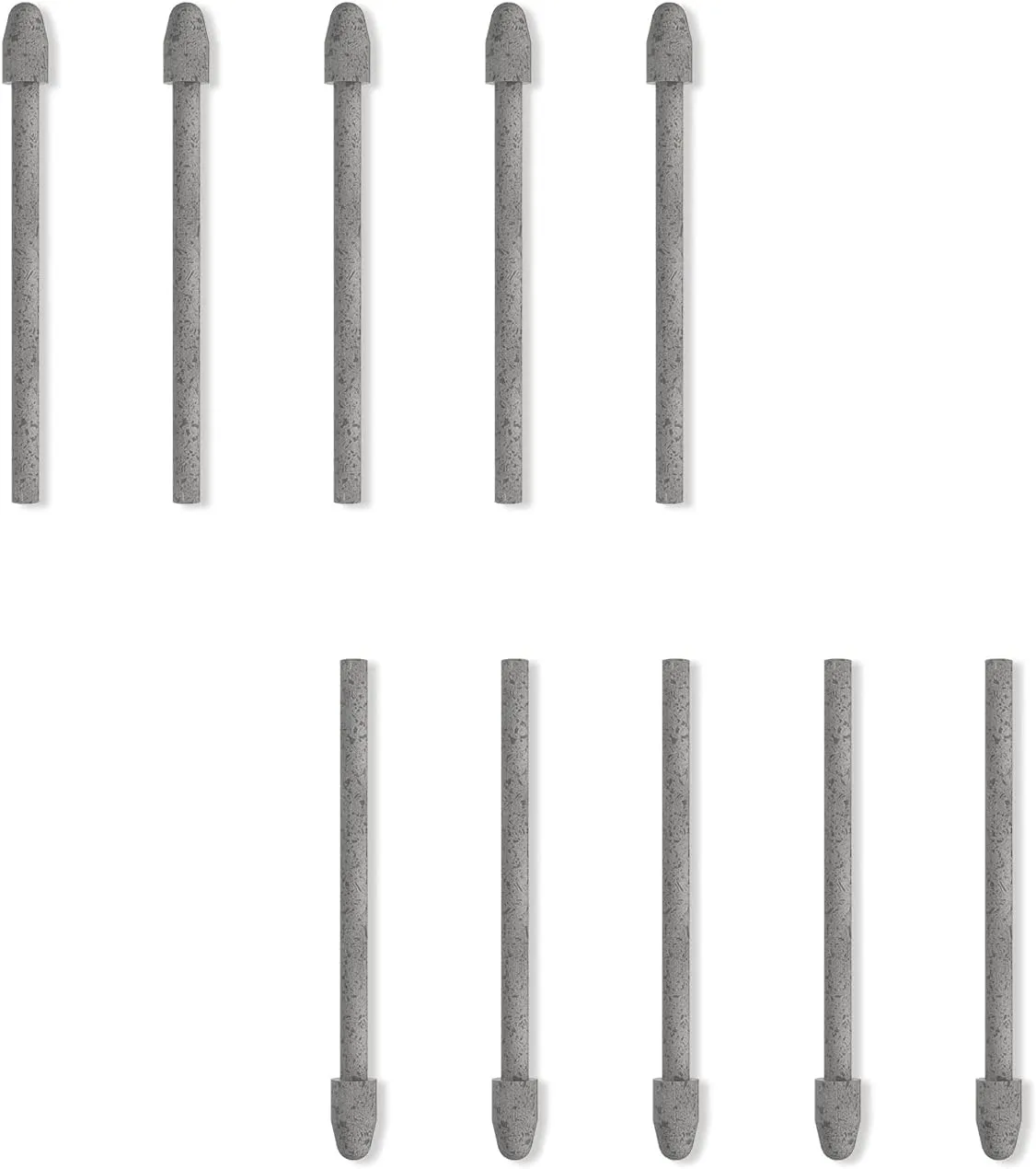 10 Pack Replacement Nibs PN05A Compatible with Digital Pen Stylus PW517 for Pen Display Kamvas 12, Kamvas 13, Kamvas 16 2021, Kamvas 22, Kamvas 22 Plus (Gray)