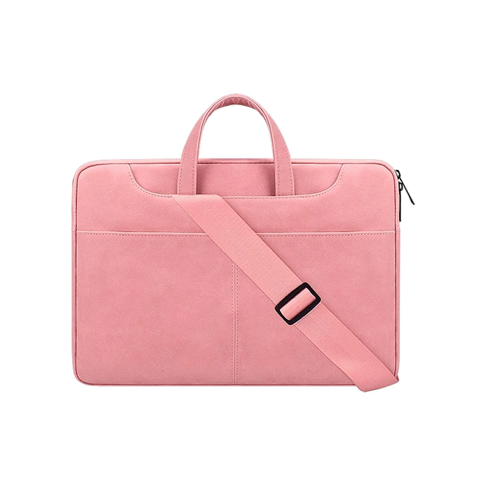 13.3 Inch Detachable Shoulder Laptop Bag - Frosted Pu Business