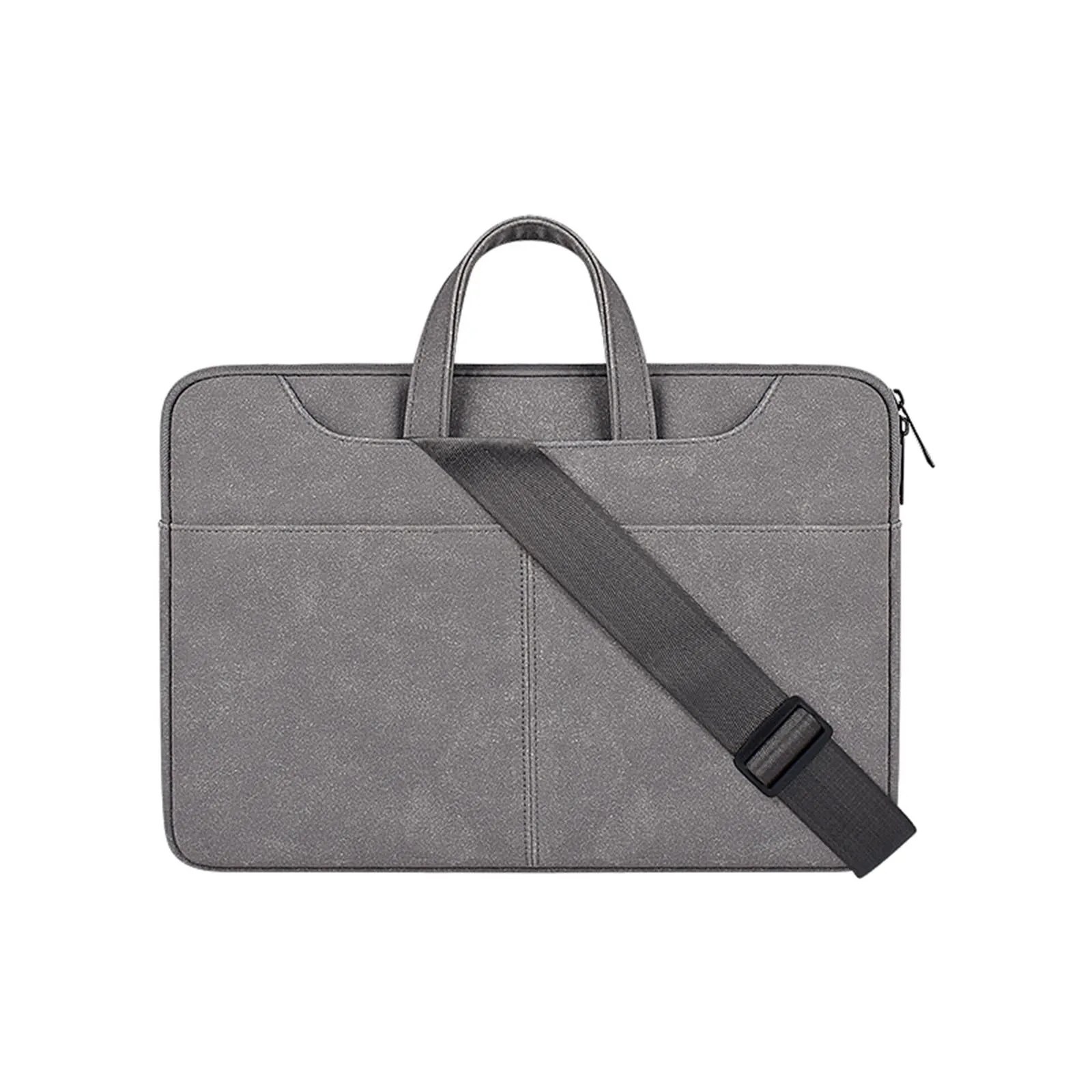 13.3 Inch Detachable Shoulder Laptop Bag - Frosted Pu Business