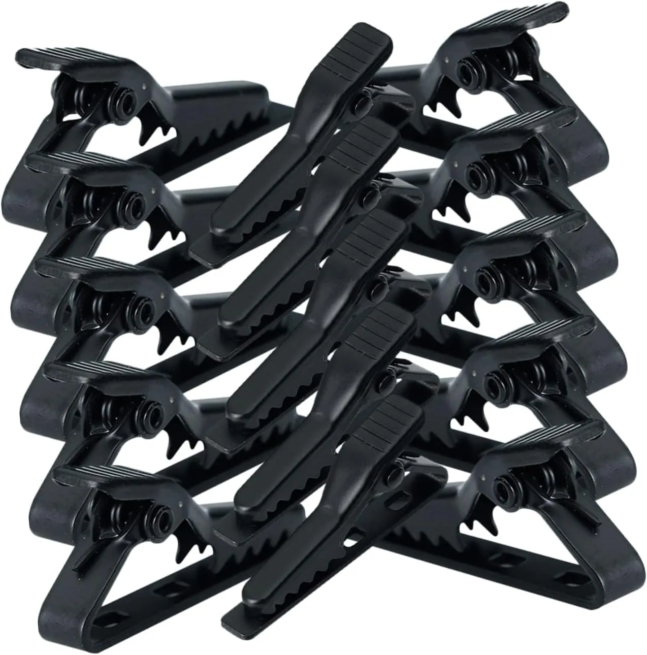 15pcs for Loud-Speaker Lavalier Holder Professional Universal Collar Lapel Condenser Clip-on Wire Clips Studio Metal Holders Microphone Mic Tie Replacement Fixing Iron Performance Stands (Color