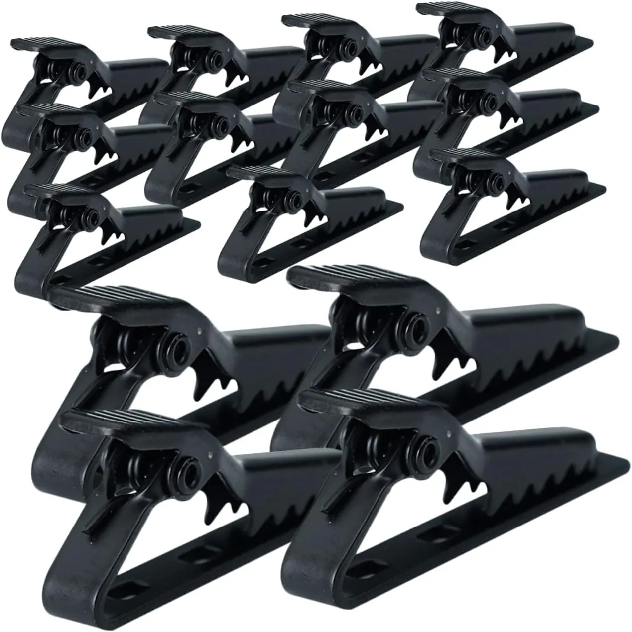 15pcs for Loud-Speaker Lavalier Holder Professional Universal Collar Lapel Condenser Clip-on Wire Clips Studio Metal Holders Microphone Mic Tie Replacement Fixing Iron Performance Stands (Color