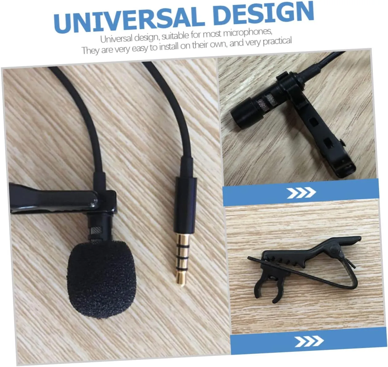 15pcs for Loud-Speaker Lavalier Holder Professional Universal Collar Lapel Condenser Clip-on Wire Clips Studio Metal Holders Microphone Mic Tie Replacement Fixing Iron Performance Stands (Color