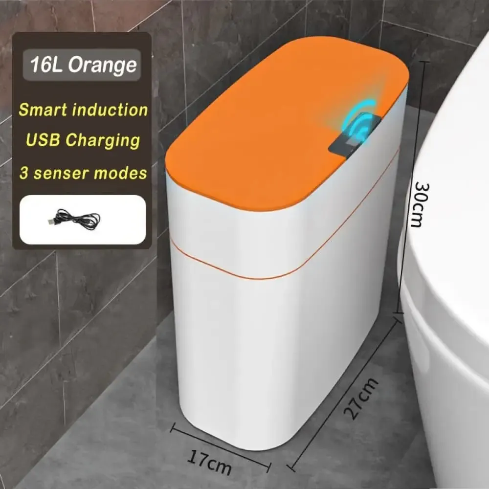 16l Electric Automatic Waterproof Intelligent Smart Trash can for Home