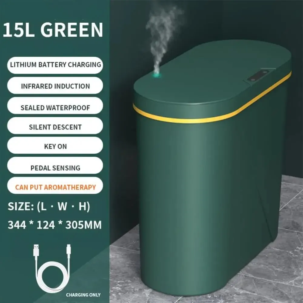 16l Electric Automatic Waterproof Intelligent Smart Trash can for Home