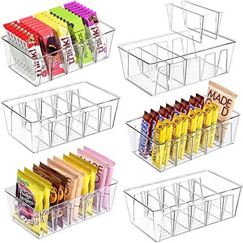 2 Pack/ 4 Pack/ 6 Pack/ 8 Pack Stackable Food Storage Bins | Puricon