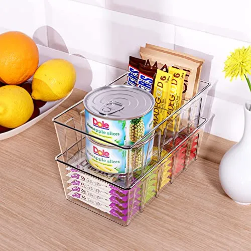 2 Pack/ 4 Pack/ 6 Pack/ 8 Pack Stackable Food Storage Bins | Puricon