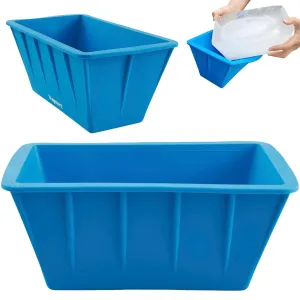 2PCS Silicone Large Ice Mold Reusable Ice Cubes Tray for Coolers and Cold Plunge Reusable Silicone Ice Cube Bricks Maker Mould