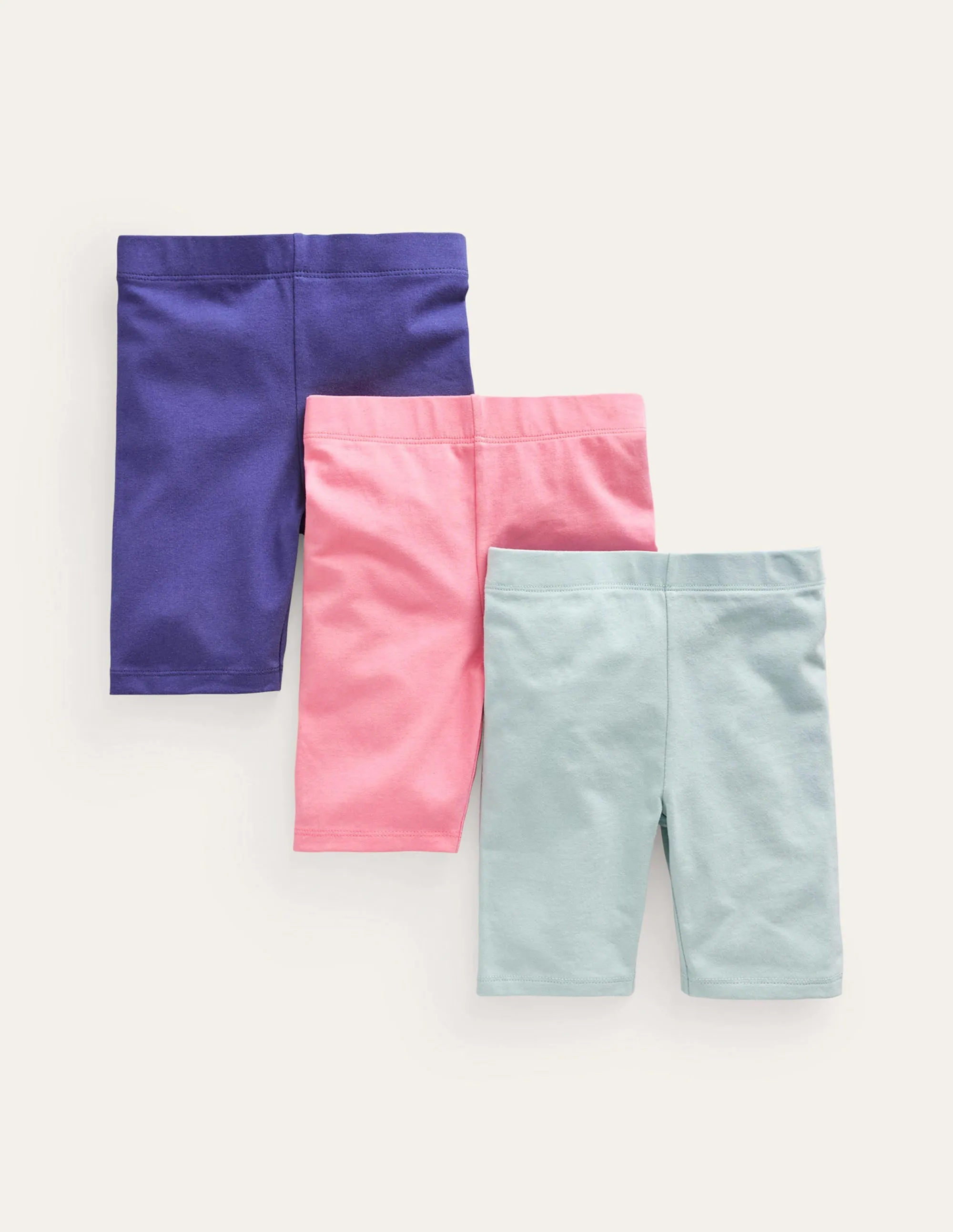 3-Pack Cycling Shorts-Multi Solid