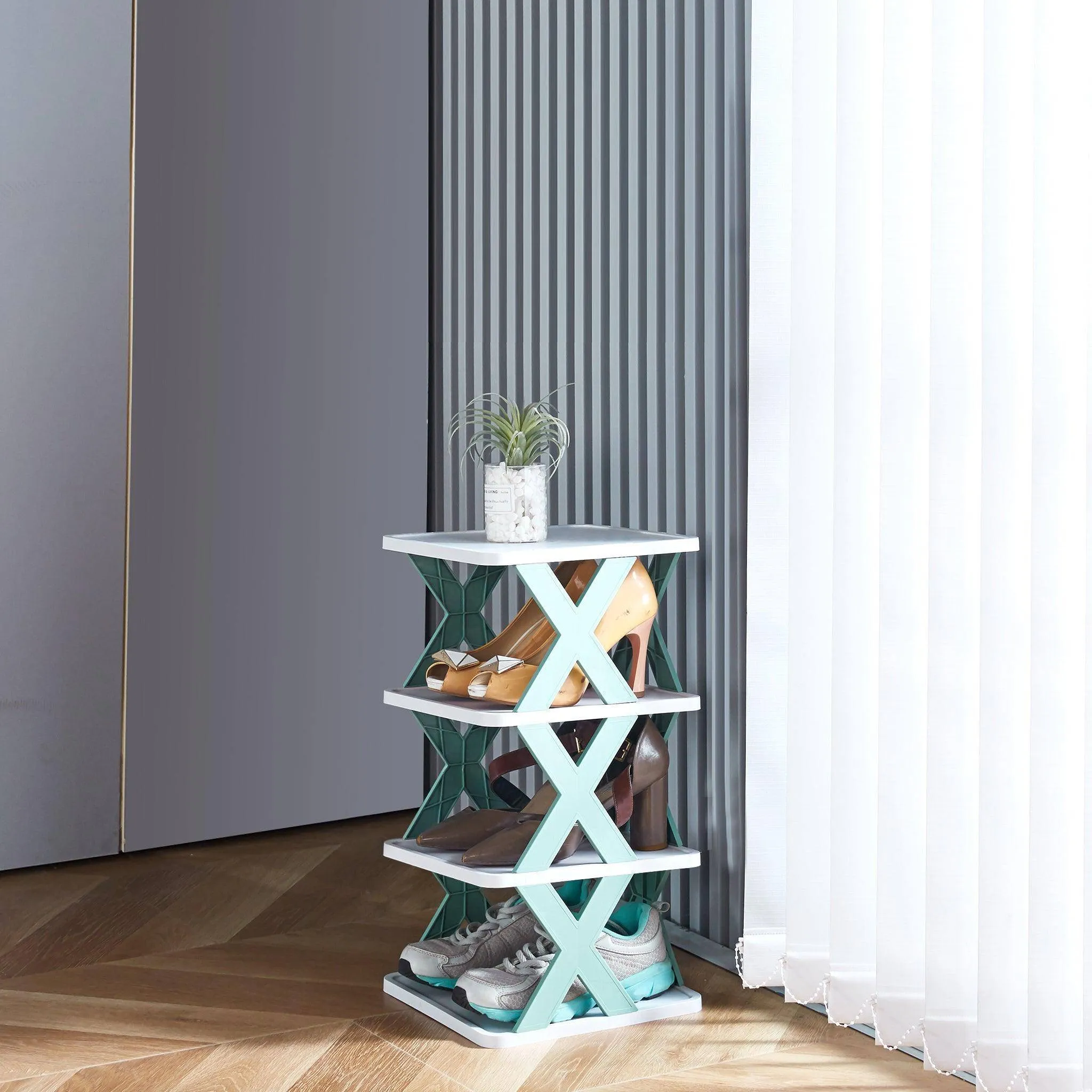3 Tier Shoe Rack Stand Organizer Detachable Storage - KJZ3192