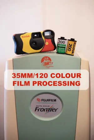 35mm/120 Colour Film (C41 & Disposable cameras) Development