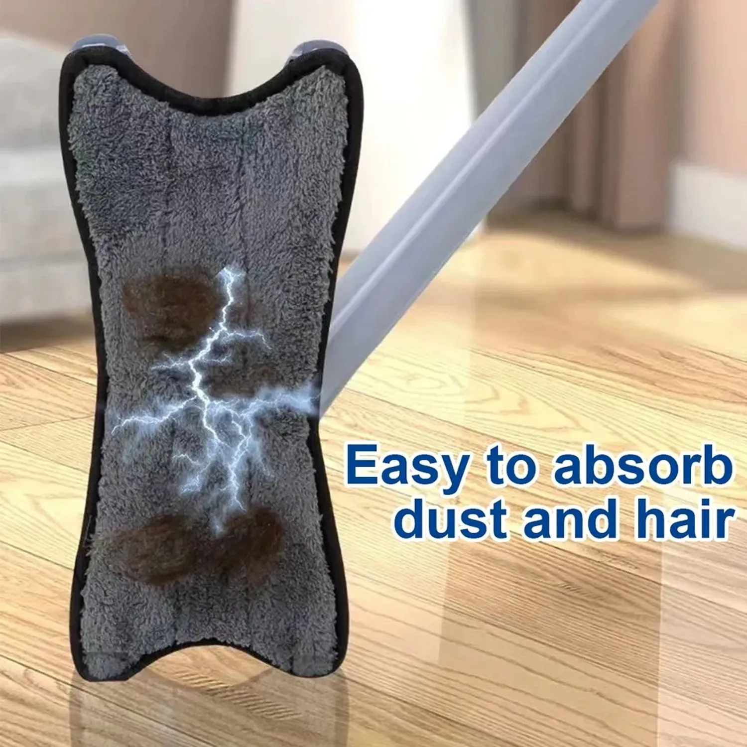 Adjustable 360 Flat Hand Mop: Floors, Walls, Ceilings (Easy Squeeze)