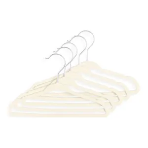 Amor Bebe by TenderTyme 20-Pack Non-Slip Design Baby Hangers - Ivory