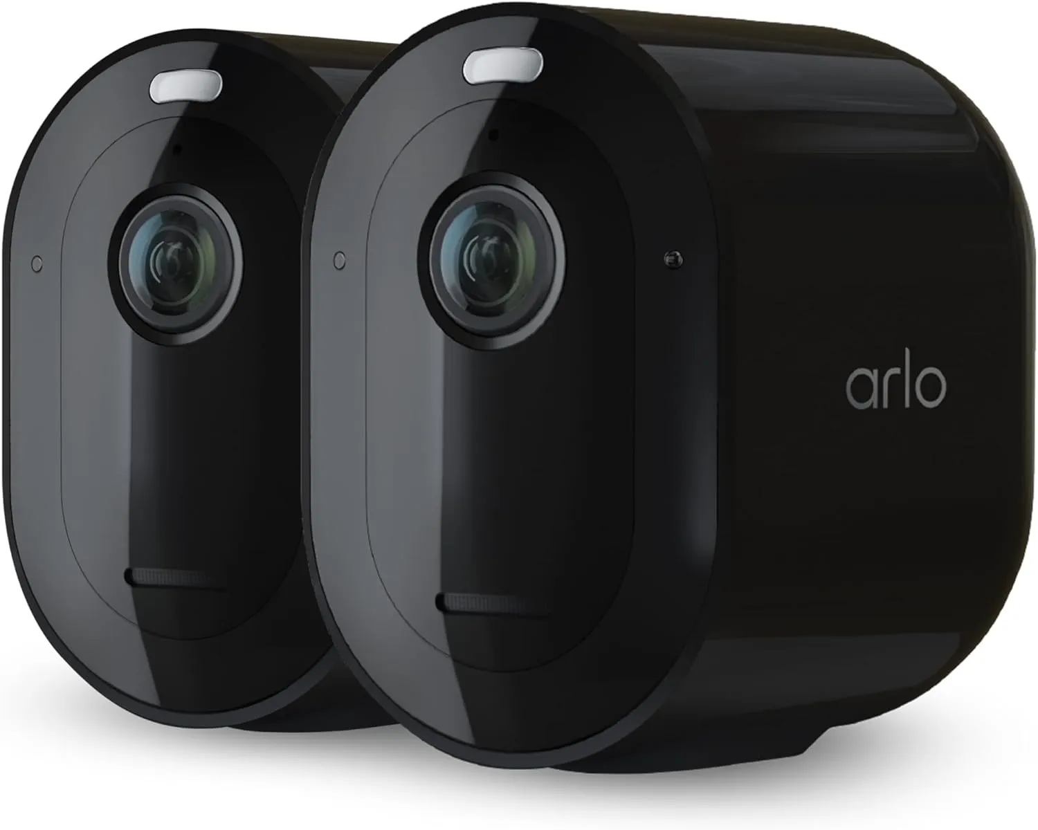 Arlo Pro 5S 2K Spotlight Camera - 2 Pack - Security Cameras Wireless Outdoor, Dual Band Wi-Fi, Color Night Vision, 2-Way Audio, Home Security Cameras, Home Improvement, Black  VMC4260B