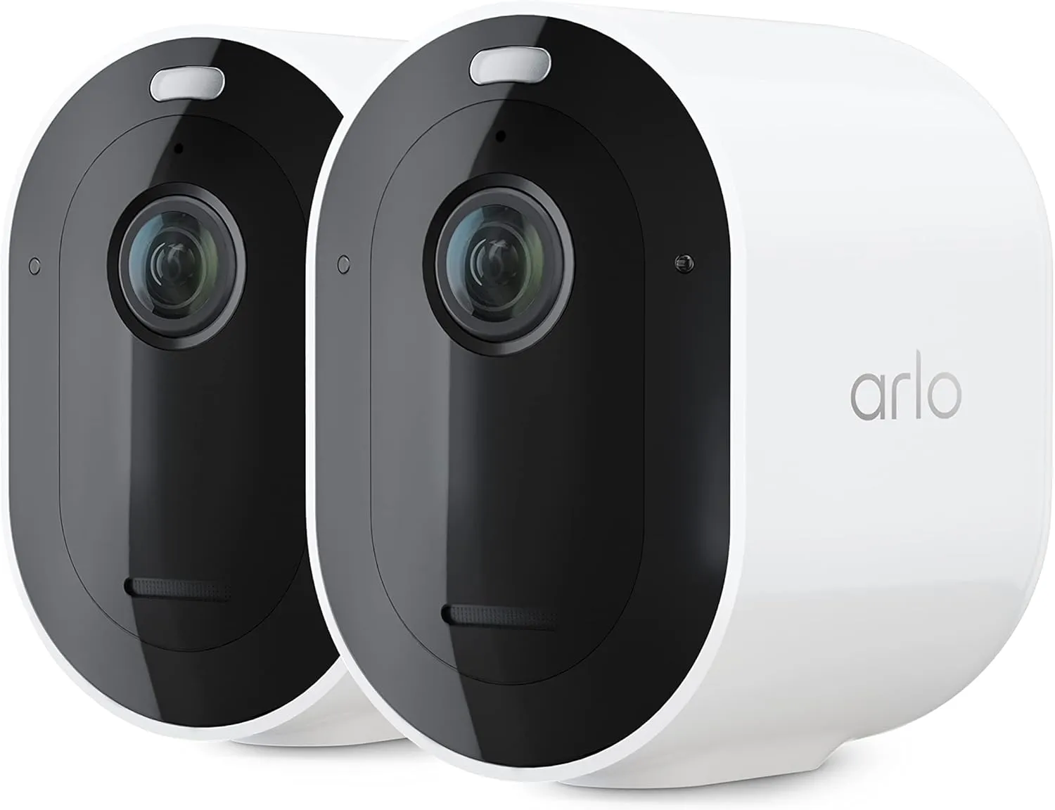 Arlo Pro 5S 2K Spotlight Camera - 2 Pack - Security Cameras Wireless Outdoor, Dual Band Wi-Fi, Color Night Vision, 2-Way Audio, Home Security Cameras, Home Improvement, White  VMC4260P