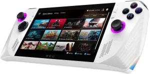 ASUS - ROG Ally Gaming Handheld Console - Z1 Processor, 512GB, 1080p 120Hz Display,White (Renewed)
