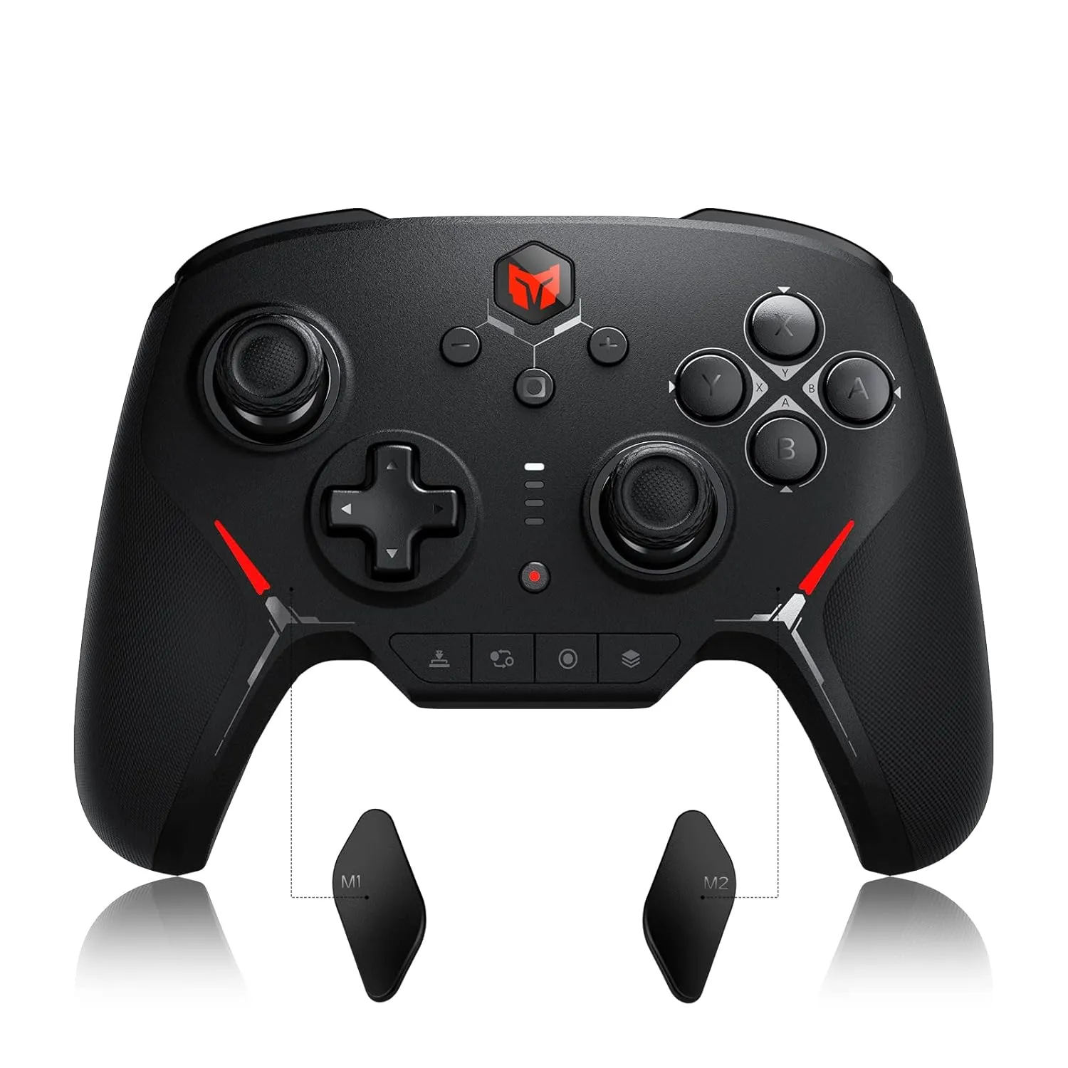 BIGBIG WON Wireless Switch Controller, Bluetooth Wired Dual Mode Game Controller For Nintendo Switch, PC, Android, IOS, Custom Buttons/NFC/Turbo/ 6-Axis Gyro/Vibration/Wake-Up/Screenshot Function