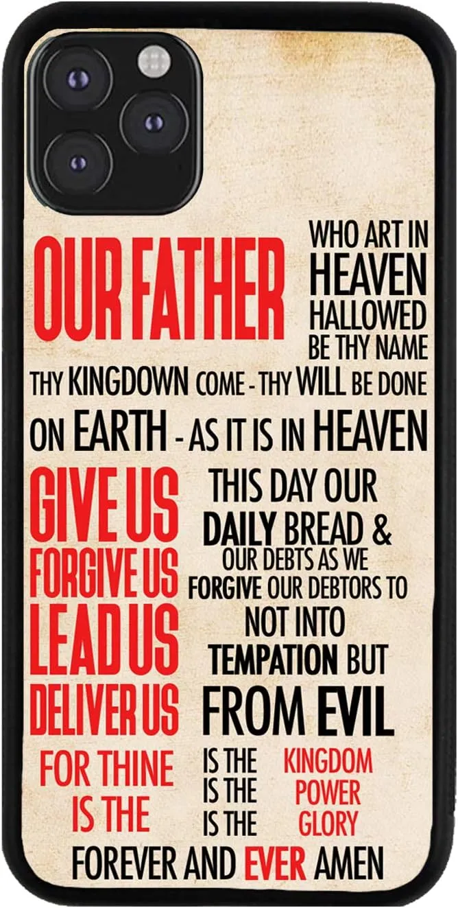 Bleu Reign Phone Case for iPhone The Lords Prayer, iPhone 5 to 16