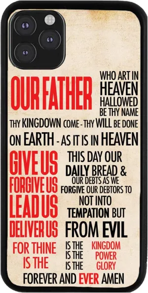 Bleu Reign Phone Case for iPhone The Lords Prayer, iPhone 5 to 16