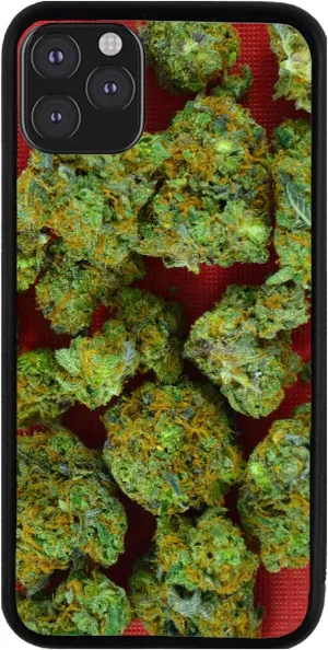 Bleu Reign Phone Case for iPhone Weed On Red Background, iPhone 5 to 16