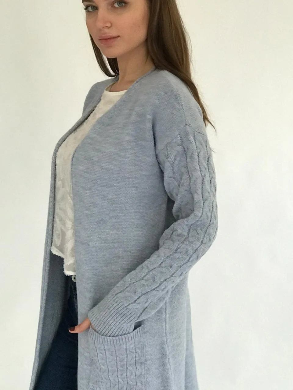 Cable Sleeves Jacket - 130018