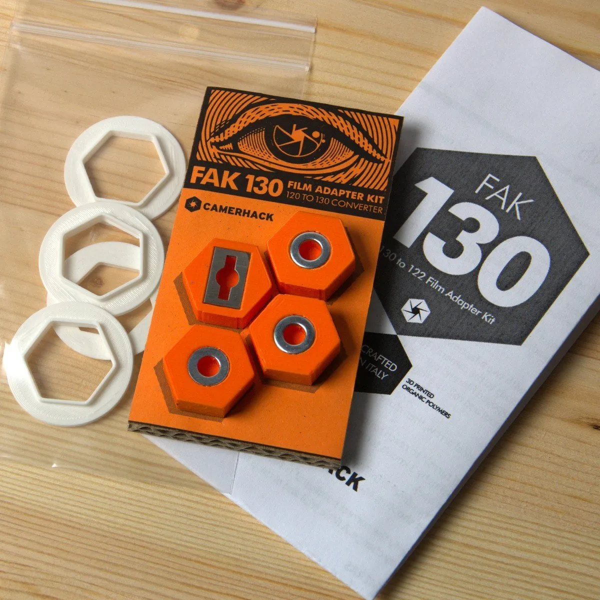 Camerhack Adapter for 130 Film Cameras: FAK130