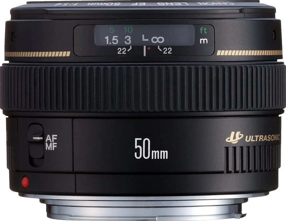 Canon EF 50mm f/1.4 USM Standard Lens for Canon SLR Cameras