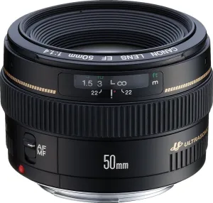 Canon EF 50mm f/1.4 USM Standard Lens for Canon SLR Cameras