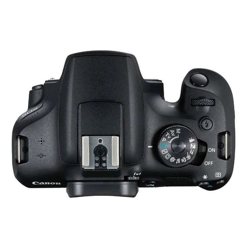 Canon EOS 2000D DSLR Camera with EF-S 18-55mm IS II Lens - Black - Camera   Lens