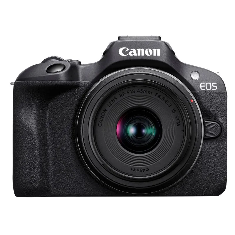 Canon EOS R100 APS-C Mirrorless Camera - Camera   RF-S 18-45mm Lens