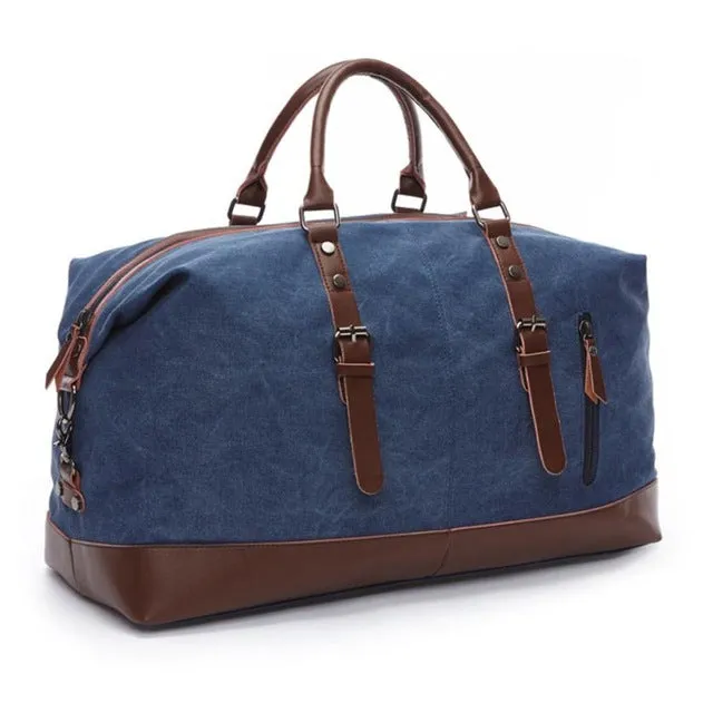 Canvas Leather Travel Bags