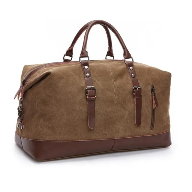 Canvas Leather Travel Bags