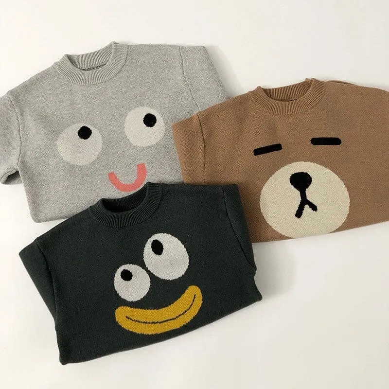 Cartoon Fun Expression Sweater