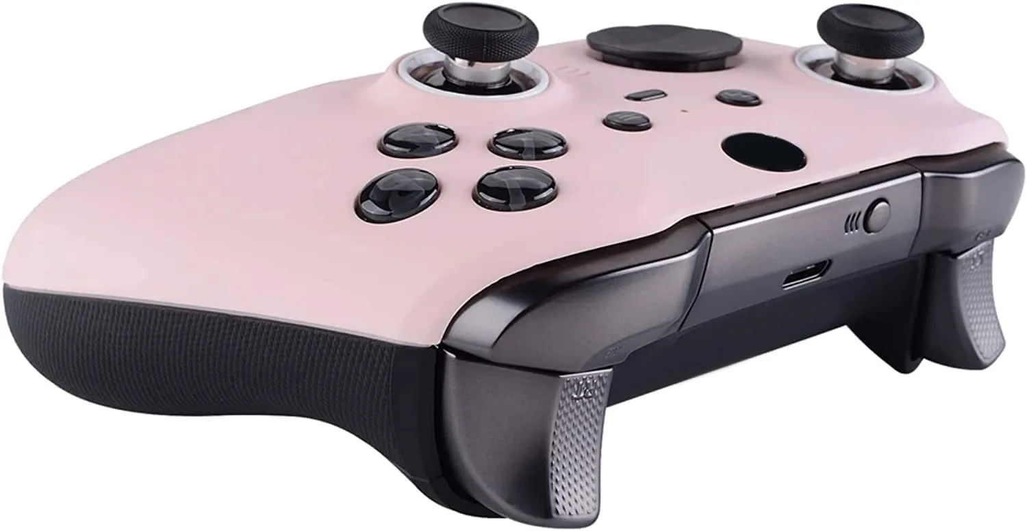 Custom Controllerzz Elite Series 2 Controller Compatible With Xbox One, Xbox Series S and Xbox Series X (Baby Pink)