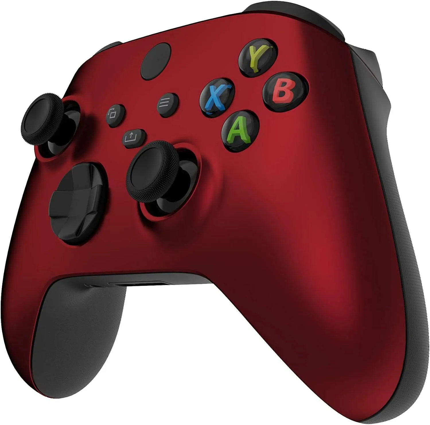 Custom Controllerzz Wireless Controller for Microsoft Xbox Series X/S & Xbox One - Custom Soft Touch Feel - Custom Xbox Series X/S Controller (X/S Red)
