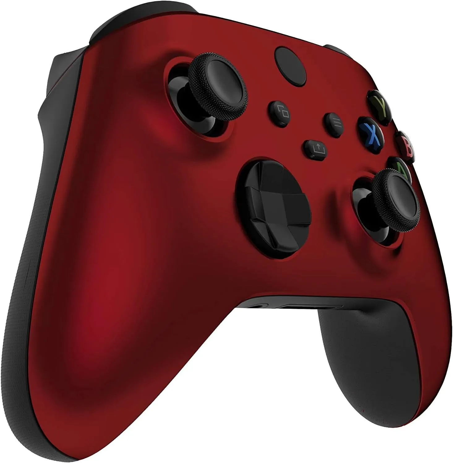 Custom Controllerzz Wireless Controller for Microsoft Xbox Series X/S & Xbox One - Custom Soft Touch Feel - Custom Xbox Series X/S Controller (X/S Red)