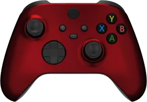 Custom Controllerzz Wireless Controller for Microsoft Xbox Series X/S & Xbox One - Custom Soft Touch Feel - Custom Xbox Series X/S Controller (X/S Red)