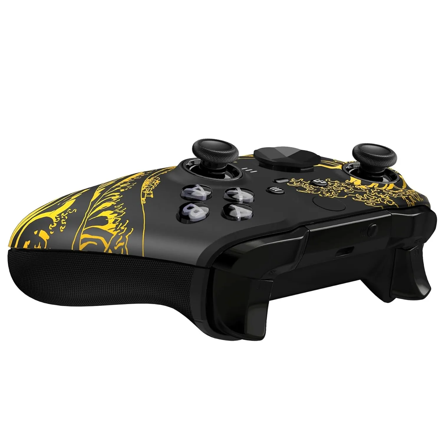 Custom Elite Series 2 Controller Compatible With Xbox One, Xbox Series S, and Xbox Series X (Golden Waves)