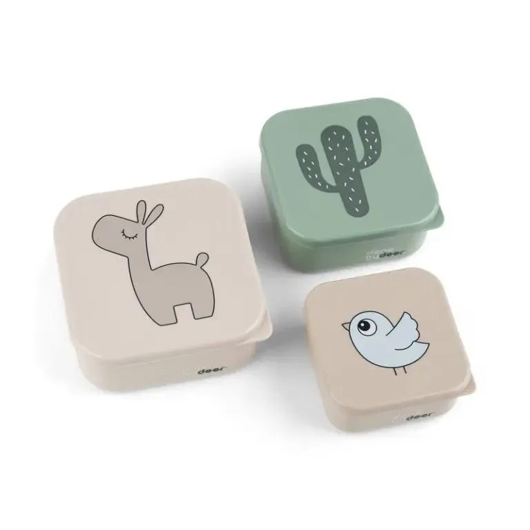 Deer Friends Snack Box | Set 3 Pcs