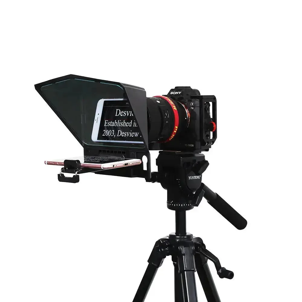 Desview T2 Teleprompter for Smartphones, Tablets and DSLR Cameras