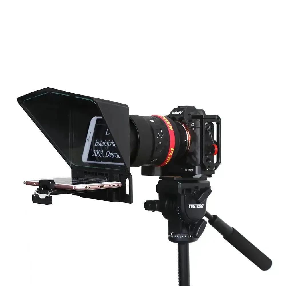 Desview T2 Teleprompter for Smartphones, Tablets and DSLR Cameras