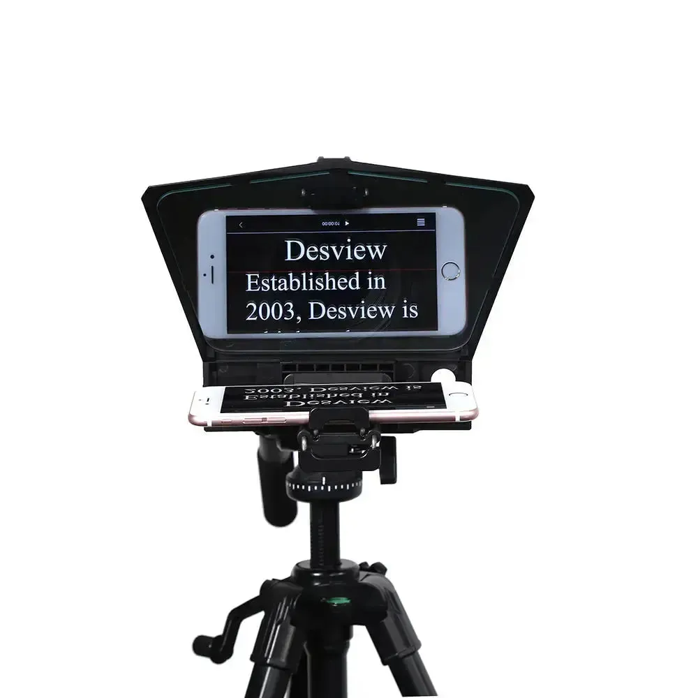 Desview T2 Teleprompter for Smartphones, Tablets and DSLR Cameras