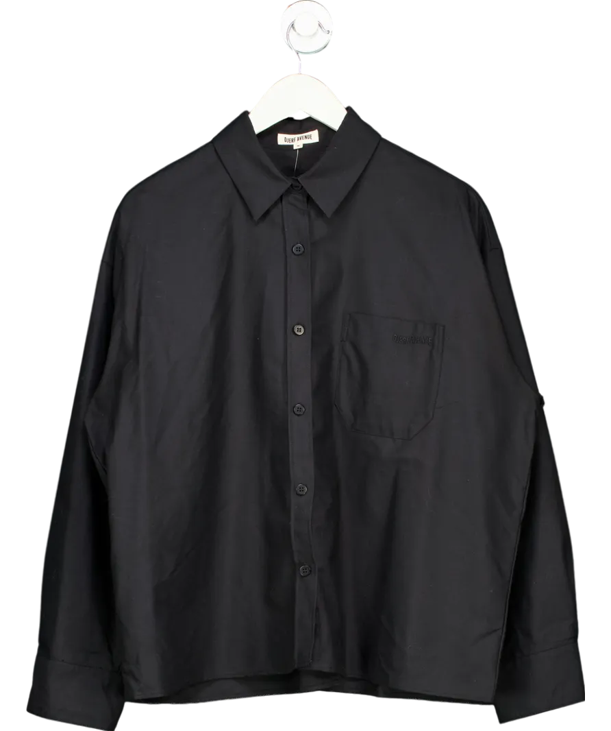 Djerf Avenue Breezy Shirt Black UK M