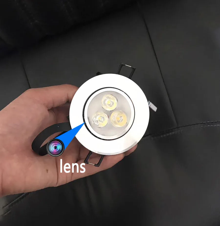 Downlight Spotlight Spy Hidden Camera Wireless   1080p HD  night light hidden camera