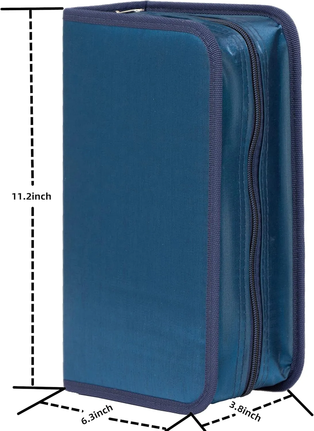 DVD Holders Storage Cases 128 Capacity CD DVD VCD case,CD DVD Wallet Blu-ray Media Case Storage Holder Organizer Wallet Blue