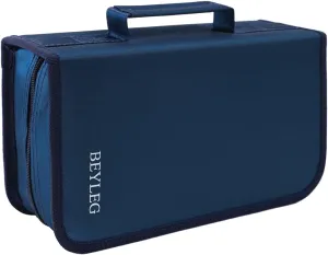 DVD Holders Storage Cases 128 Capacity CD DVD VCD case,CD DVD Wallet Blu-ray Media Case Storage Holder Organizer Wallet Blue
