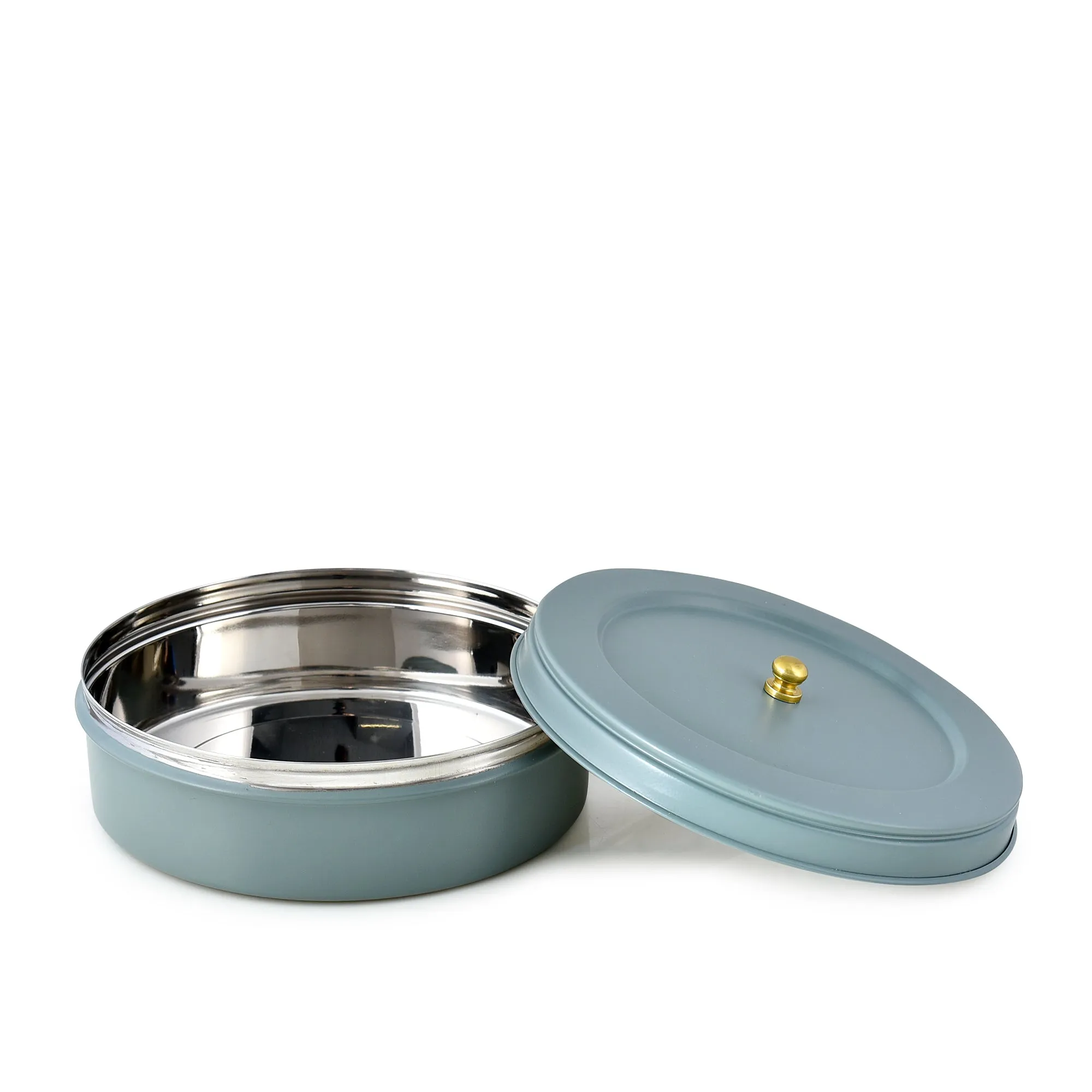 Elan Discounted Combo of Spice Box With 7 Compartments and Roti Box (Pack of 2)