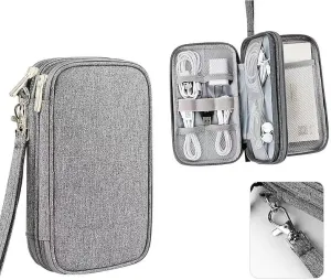 Electronic Storage Bag, Travel Cable Storage Bag, Electronic Accessories Suitcase, All-in-One Waterproof Portable Storage Bag