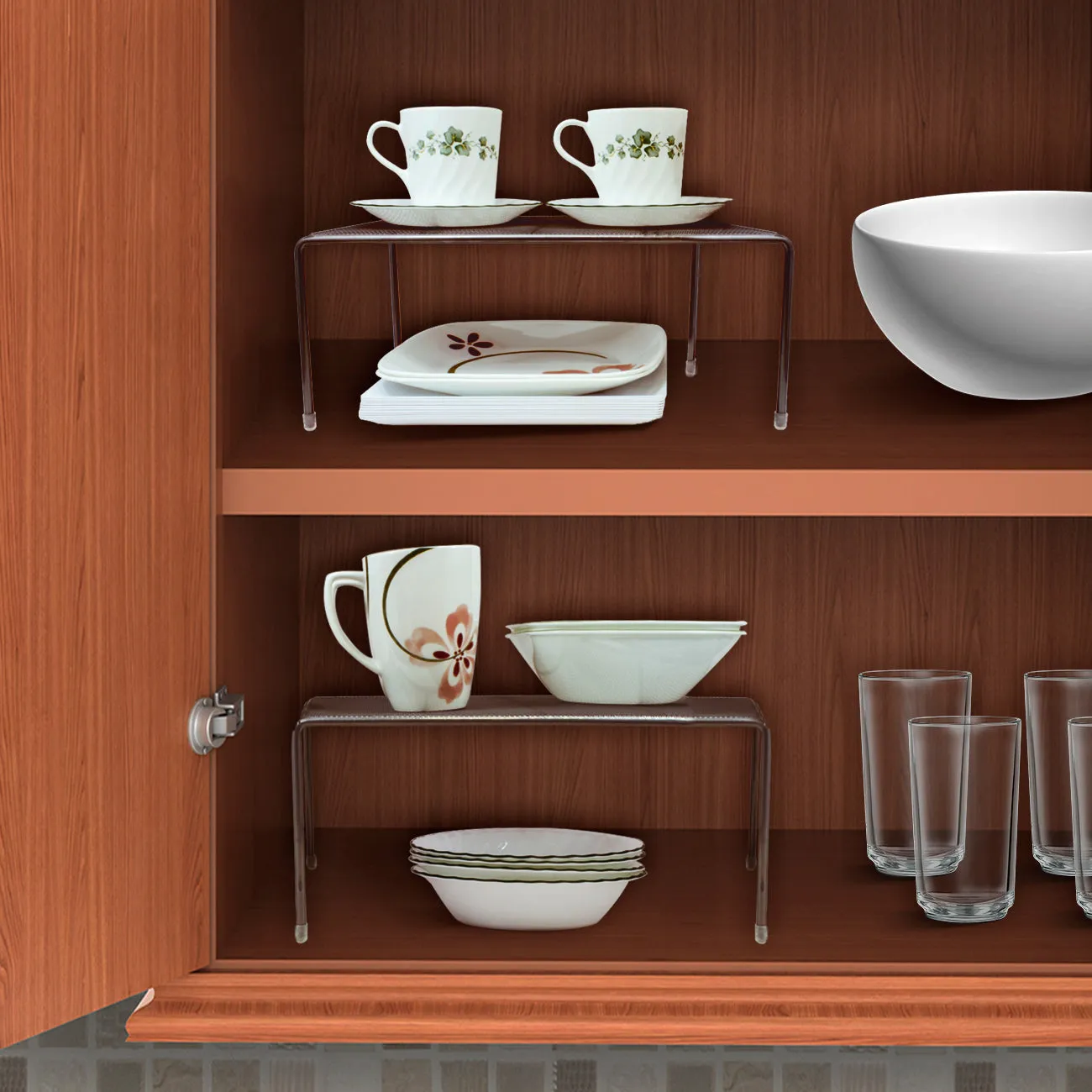 Expandable Pantry Cabinet Organizers (Set of 2)
