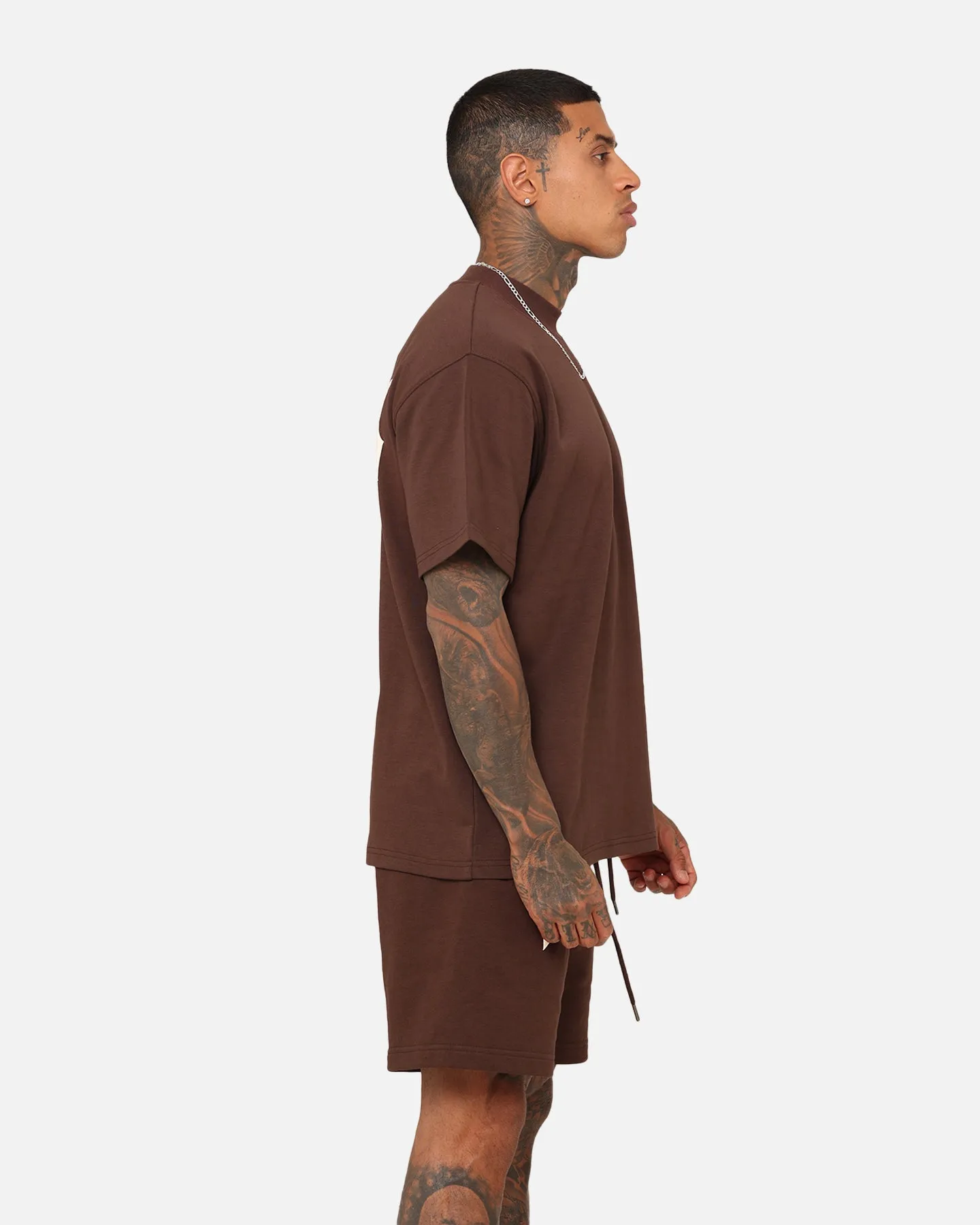 Fallen Breed Monogram T-Shirt Brown/Off White